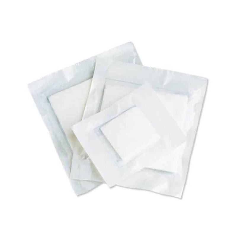 COMPRESSES A GAZE STERILES 7.5*7.5CM 12 PLIS S/10 CARTON DE 100 MEGA