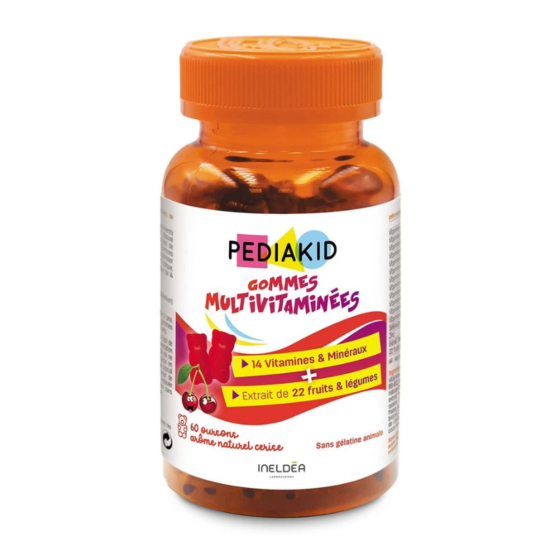 PEDIAKID GOMMES MULTIVITAMINES BT 60
