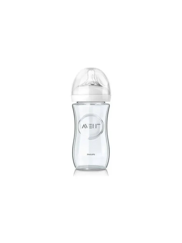 AVENT BIBERON NATURAL EN VERRE 240ML 1M+