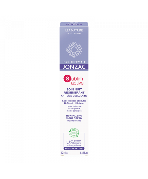 JONZAC SUBLIMACTIVE SOIN NUIT ANTI AGE 40ML