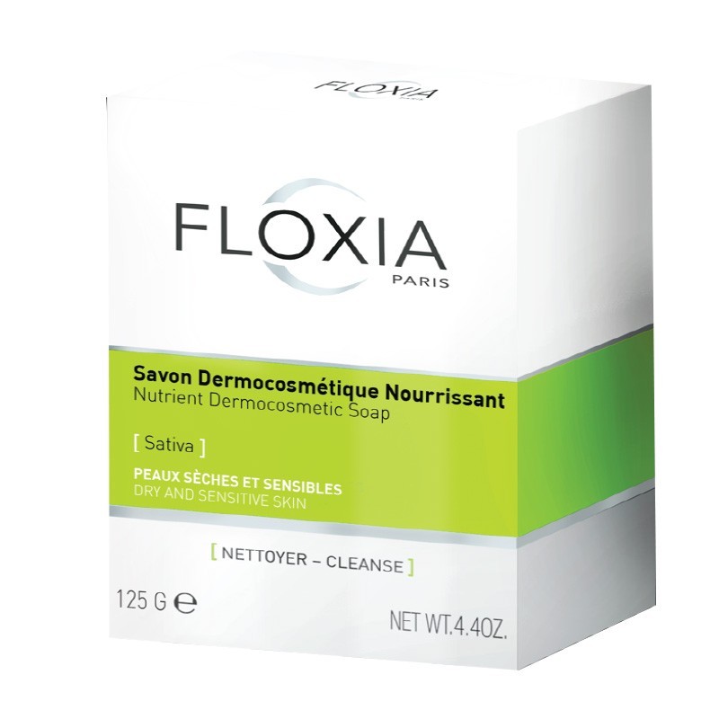 FLOXIA SAVON sativa peaux seches 125g (jaune)