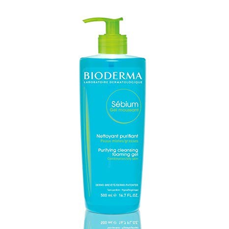 BIODERMA SEBIUM GEL MOUSSANT POMPE 500ML