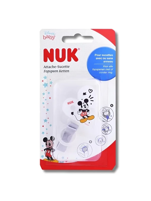 NUK ATTACHE SUCETTE MICKEY DUO