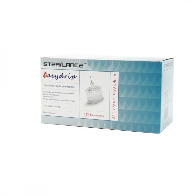 STERILANCE EASY DRIP 4MM 100PEN