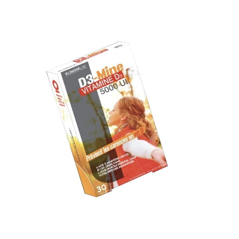 D3 MIN VITAMINE D3 5000UI 30CP