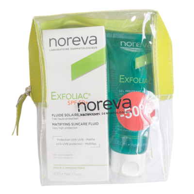 NOREVA EXFOLIAC SPF 50+ 40ML COFFRET