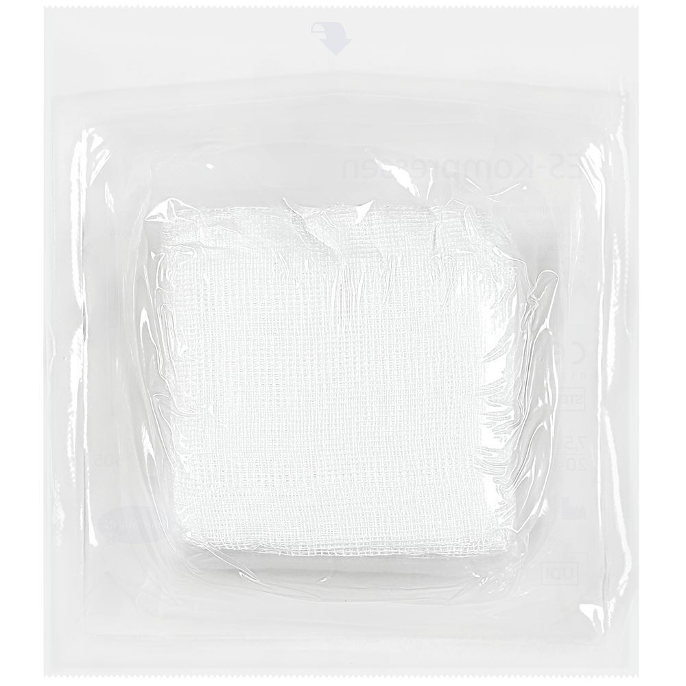 COMPRESSE A GAZ STERILE 7.5*7.5 S/10