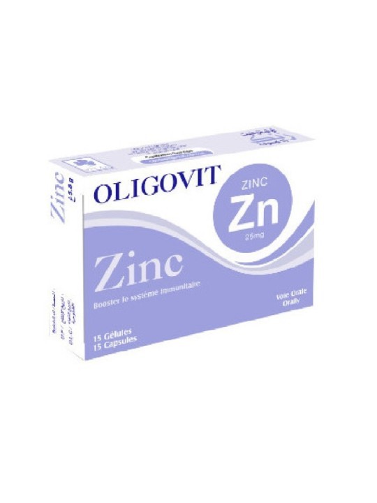 OLIGOVIT ZINC B/15 GELULES