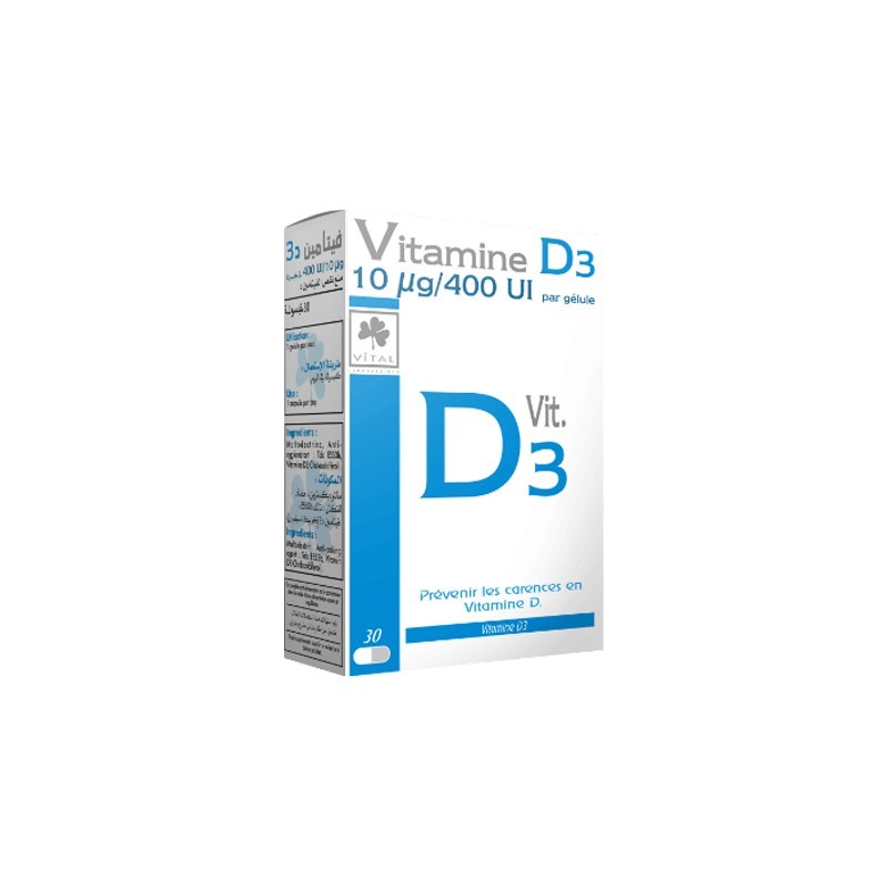 VITAL VITAMINE D3 B30 GEL