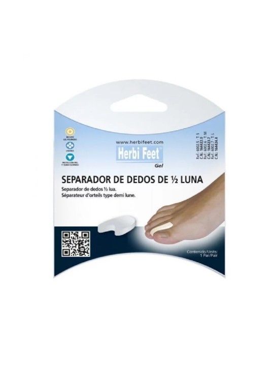 HERBI FEET SEPARATEUR D ORTEILS DEMI LUNE 60026