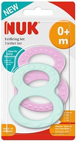 NUK 2 ANNEAU DE DENTITION FORME HUITE