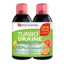FORTE PHARMA TURBO DRAINE AGRUME FL500 LOT DE 2