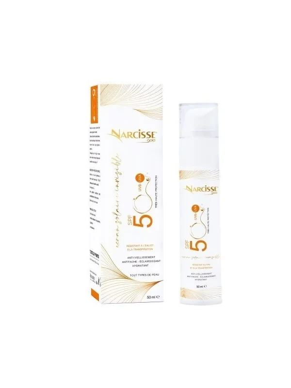 NARCISSE GOLD ECRAN INVISIBLE SPF 50+