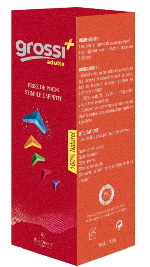 BIO ORIENT GROSSI PLUS ADULTE PRISE DE POIDS 90ML