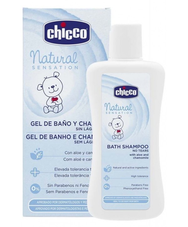 CHICCO NAT SENS BAIN SHAMPOING 200ML