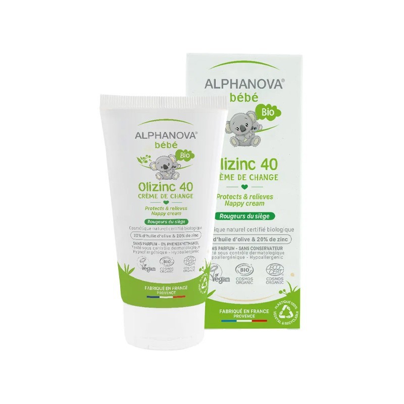 ALPHANOVA BEBE OLIZINC 40 CREME DE CHANGE
