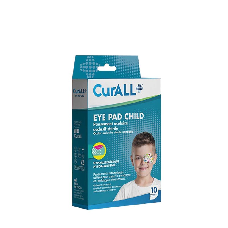 CURALL EYE BAD PANSEMENT OCULAIRE ENFANT BT 10 PCS