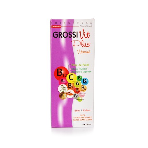 GROSSIVIT PLUS VITAMINÉ SIROP 150ML