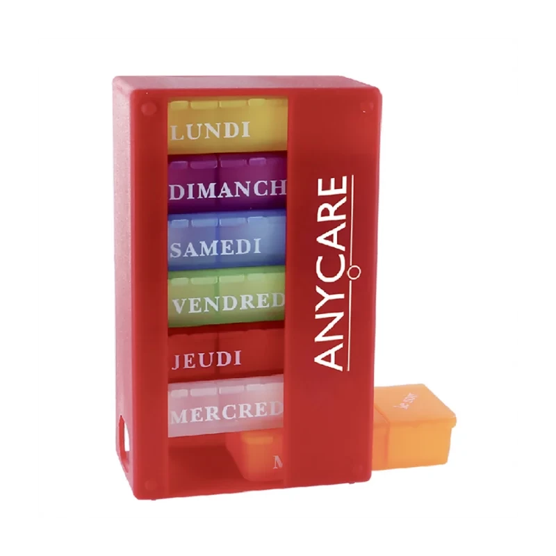 ANYCARE PILLULIER 4 CASES HEBDOMADAIRE ROUGE