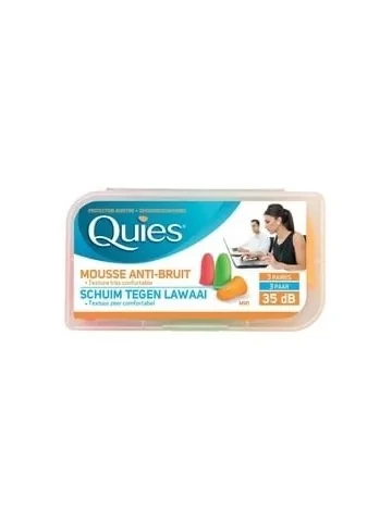 QUIES MOUSSE ANTI BRUIT 3 PAIRES
