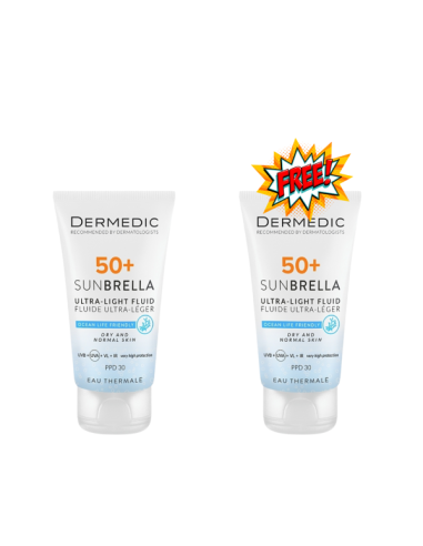 DERMEDIC SUNBRELLA ECRAN PG 1+1 GRATUITE