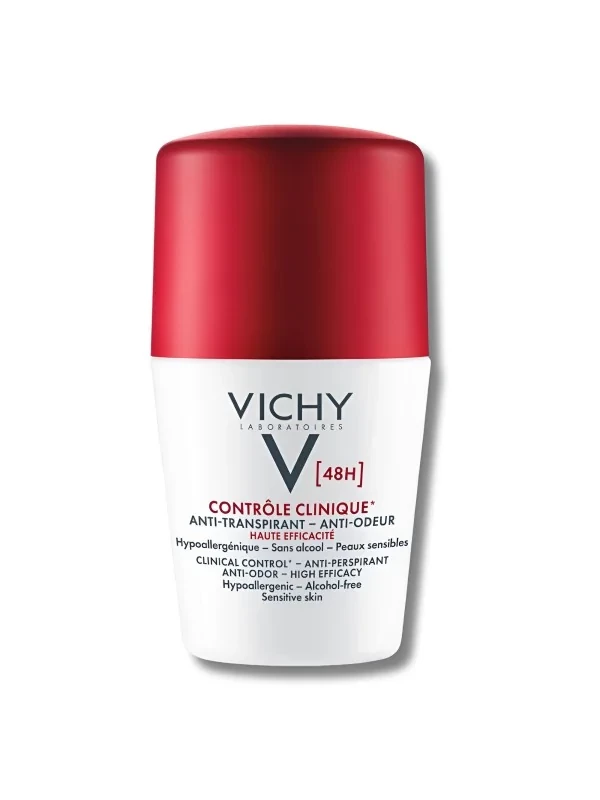 VICHY CLINICAL CONTROL 96H DEO ROLL ON 50ML(ROUGE)