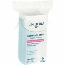 LINIDERM CARRES DE SOINS VISAGE ET CORQPS BT 100
