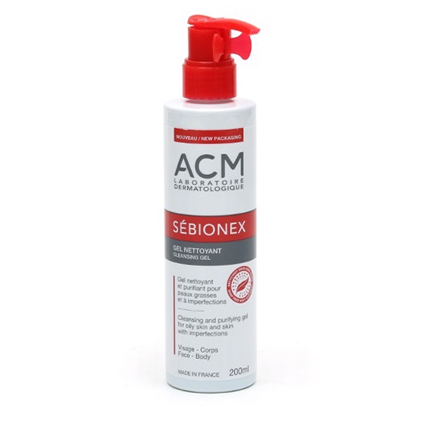 ACM SEBIONEX GEL NETTOYANT 200ML