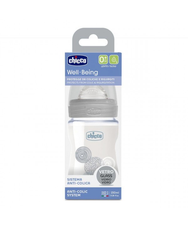 CHICCO BIB EN VERRE 150ML 0M+