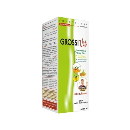 GROSSIVIT BEBE ET ENFANT SUSPENSION SIROP 250ML