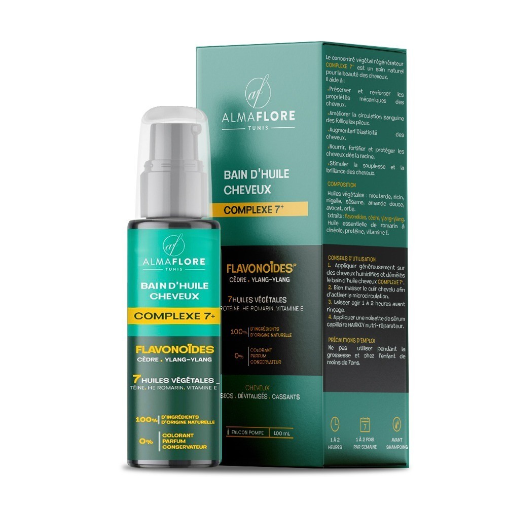 ALMAPHLORE BAIN D HUILE CHEVEUX 100ML