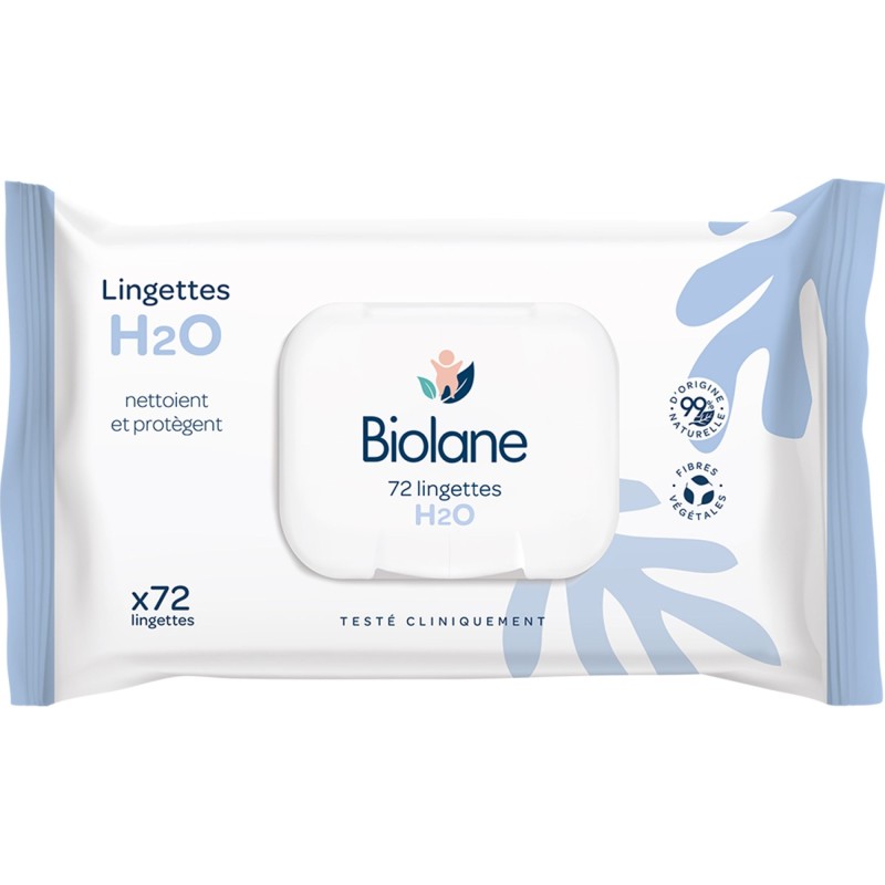 BIOLANE LINGETTES H2O 72 PIECES