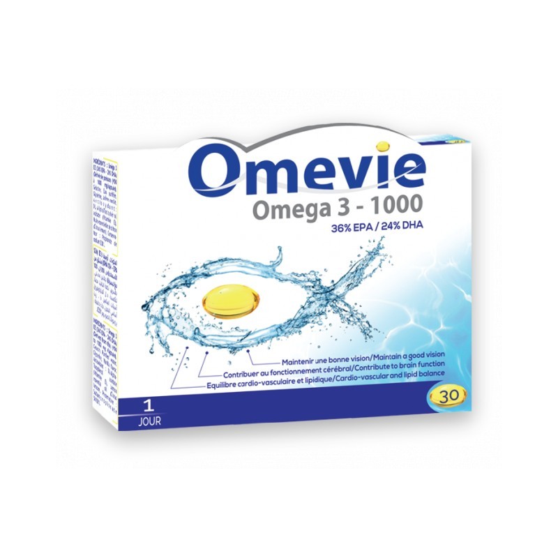 OMEVIE OMEGA 3-1000 B/30 CAPSULES