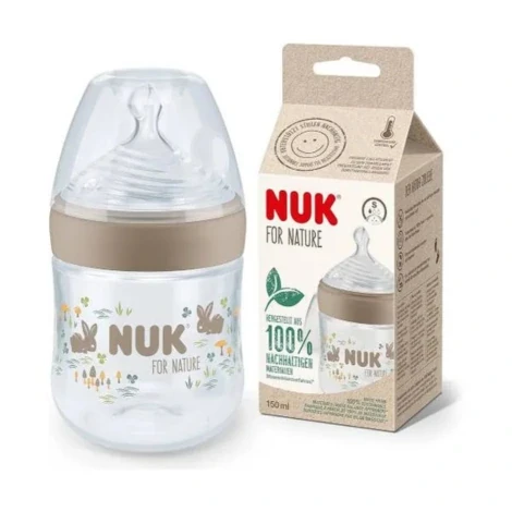 NUK BIBERON NAT SENS S TEMP CONT 150ML