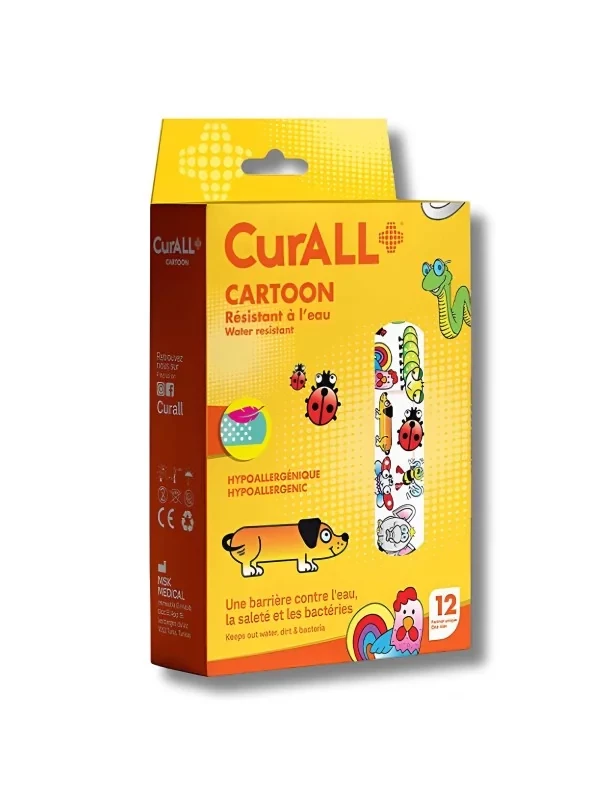 CURALL CARTOON AQUARESSIST POUR ENFANTS BT 12P