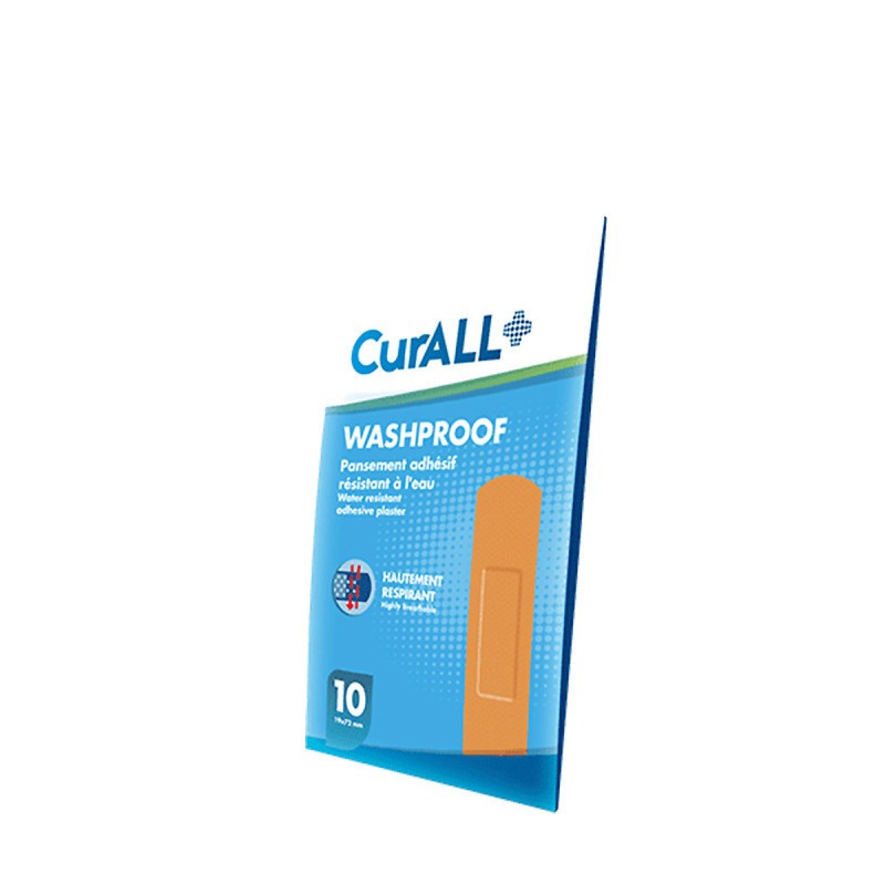 CURALL WASHPROOF STRIPS BT 10 PCS/19*72MM