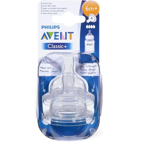 AVENT TETINE CLASSIC ANTI COLIC 2PC 6M+