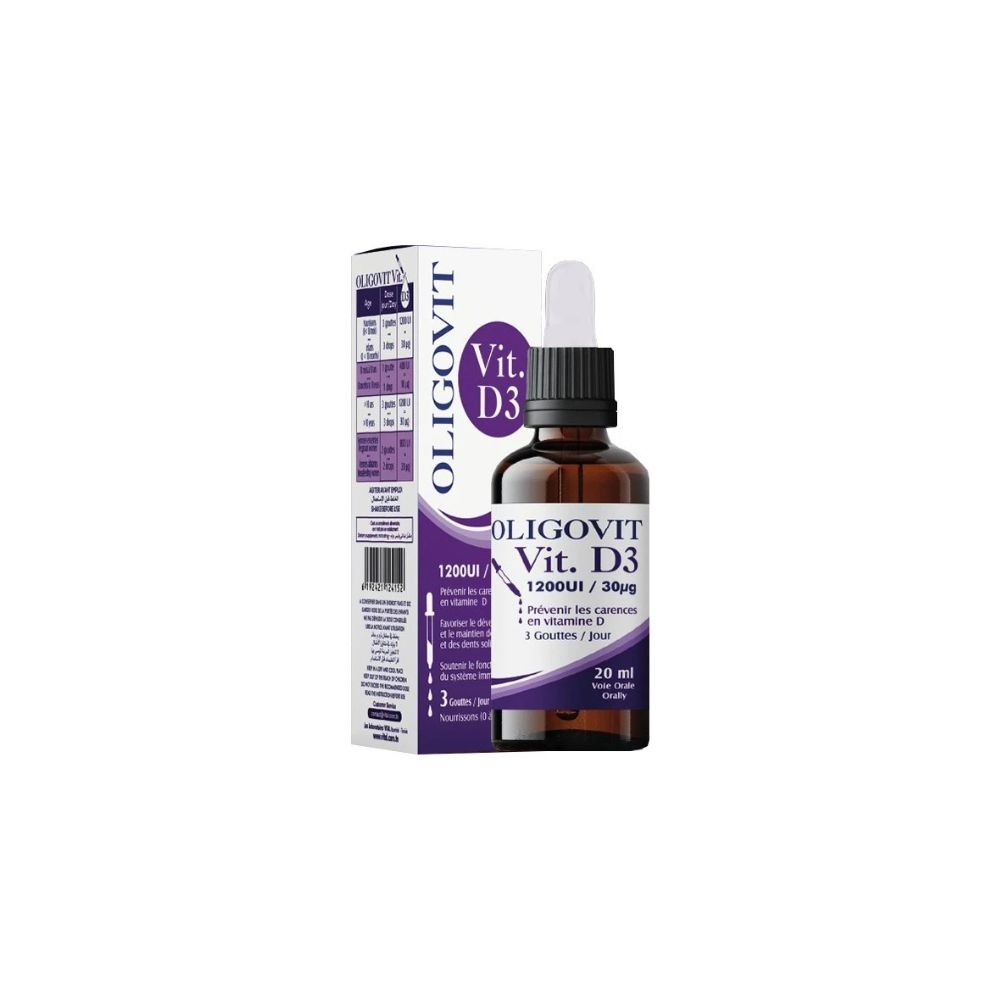 OLIGOVIT VIT D3 GOUTTES 20ML