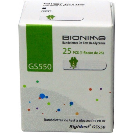 BIONIME BANDELETTES DE 25PCS (1FLACON DE 25)