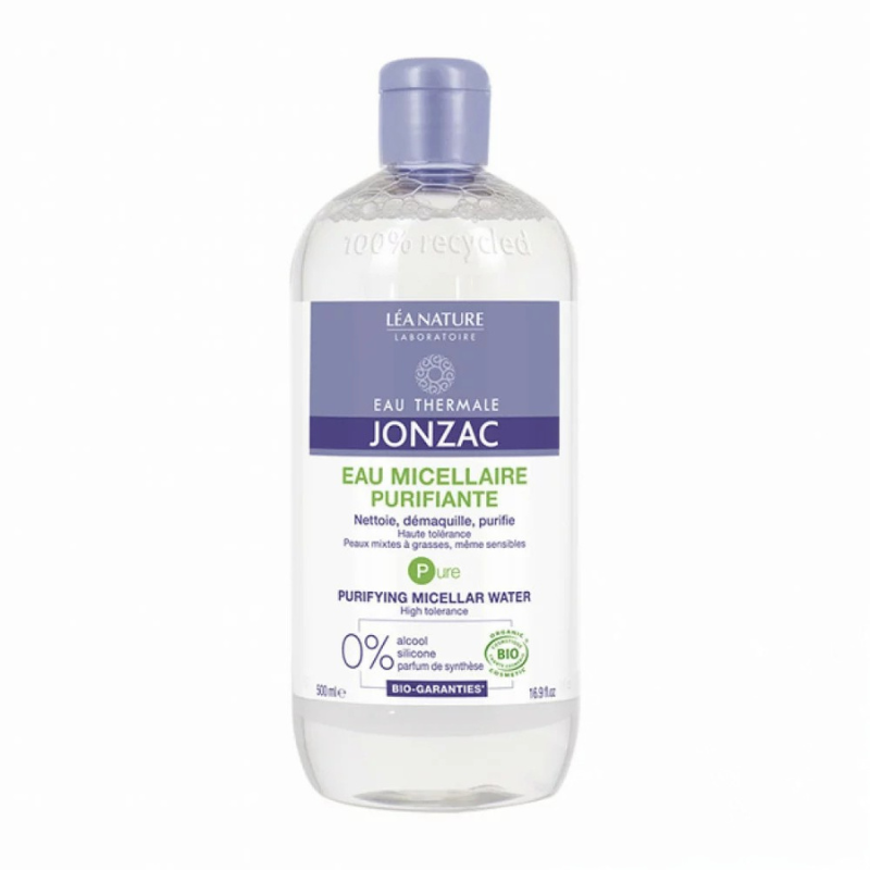 JONZAC EAU MICELLAIRE PURE PURIFIANTE 500ML