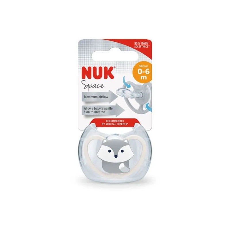 NUK 2 SUCETTE SPACE 0-6M