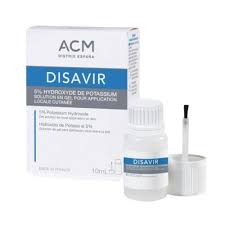 ACM DISAVIR 5% HYDROXYDE DE POTASSIUM 10ML