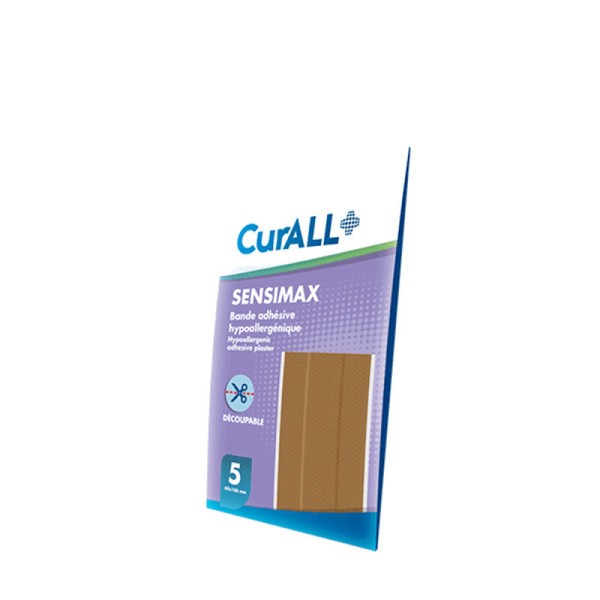 CURALL SENSIMAX BANDE ADHESIVE BT 5 PCS/60*100MM